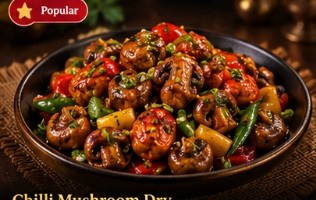 Chilli Mushroom Dry
